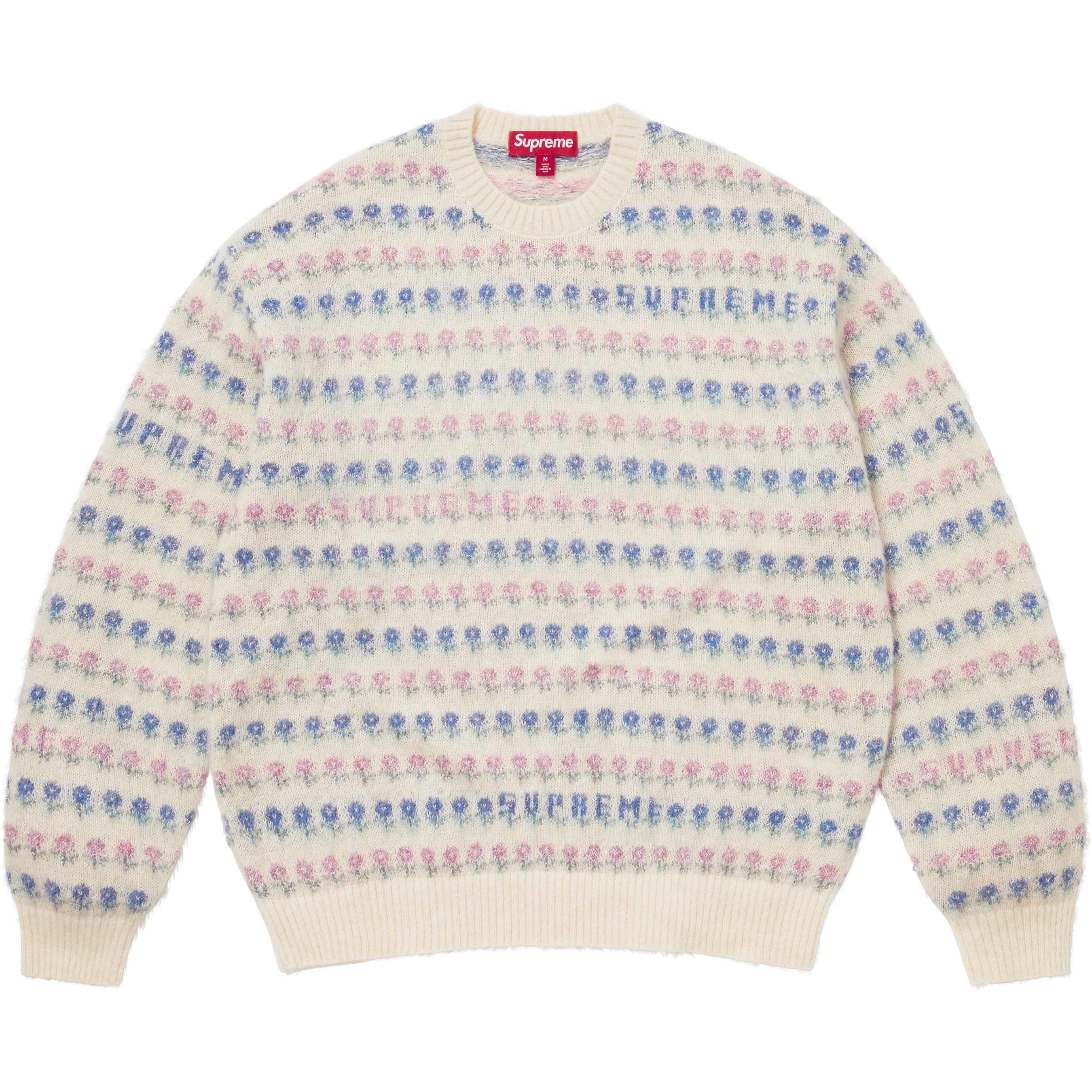 Flowers Metallic Sweater view 6